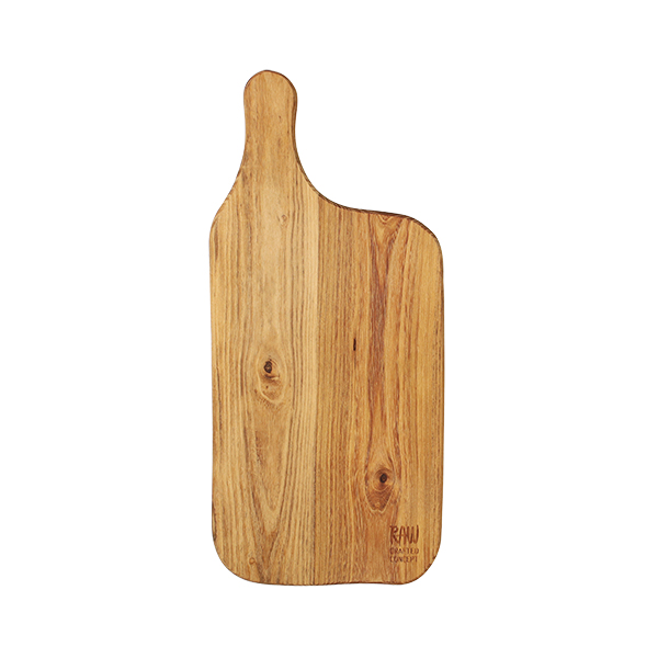RAW TEAK WOOD - cuttingboard 37,5x17x1,5 cm