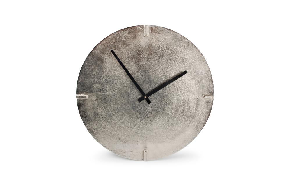 SP_COL: Wall clock 38cm silver Zone