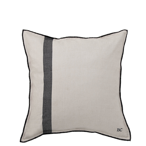 Cushion 50x50 Natural Chambray + Stripe