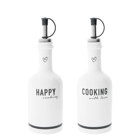 Bottle Ass Happy/Cooking Black Dia 6,5x16cm /set 2 ks/ cena za ks 