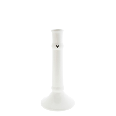 Candlestick M White with small black hea

























