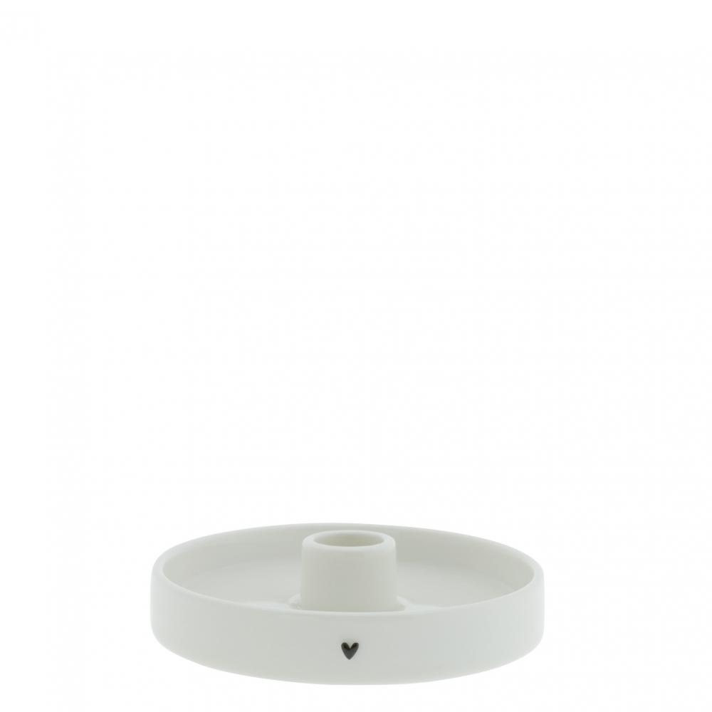 Candleholder Round White 12cm



























