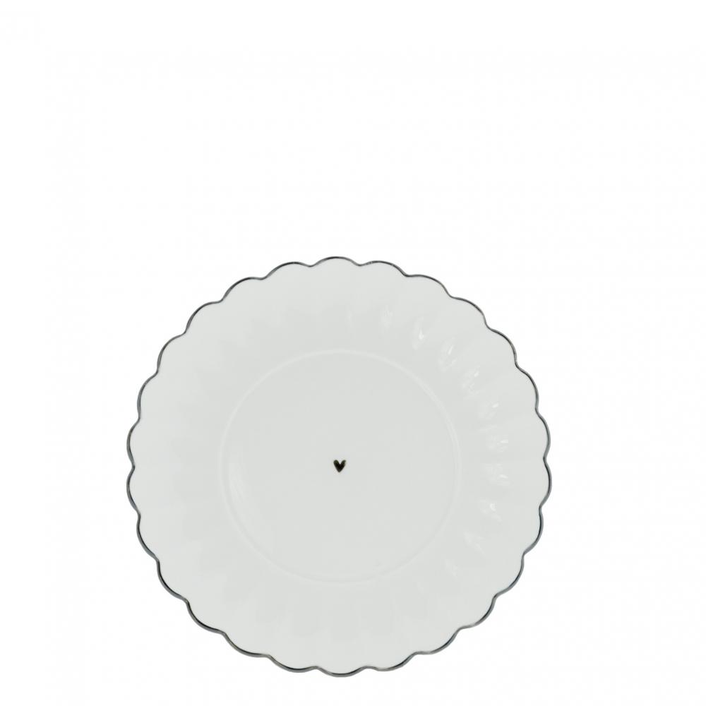 Plate Cup 15cm White Ruffle























