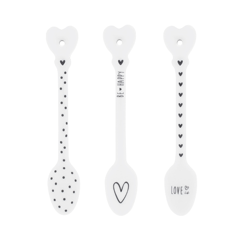 Spoon Ass  hearts/dots/love it 14cm /set 3 ks/cena za ks