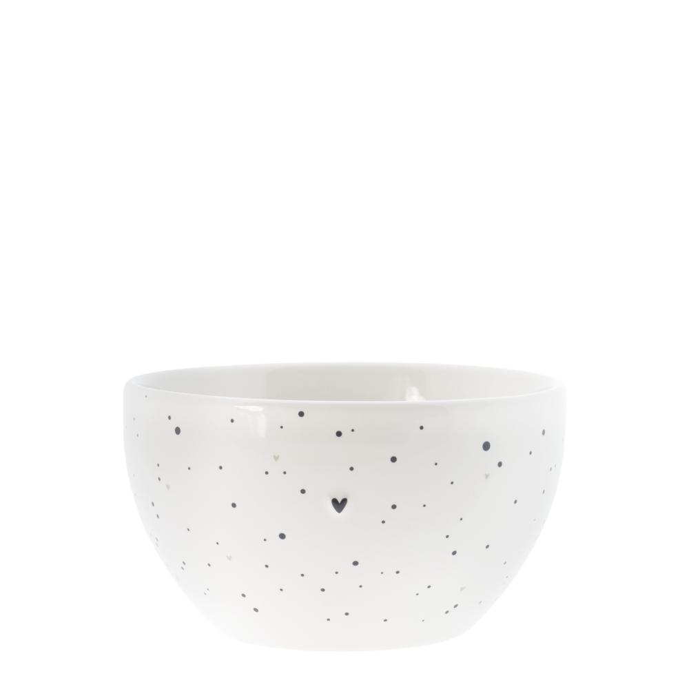 Bowl White/Little dots in Black13x



























