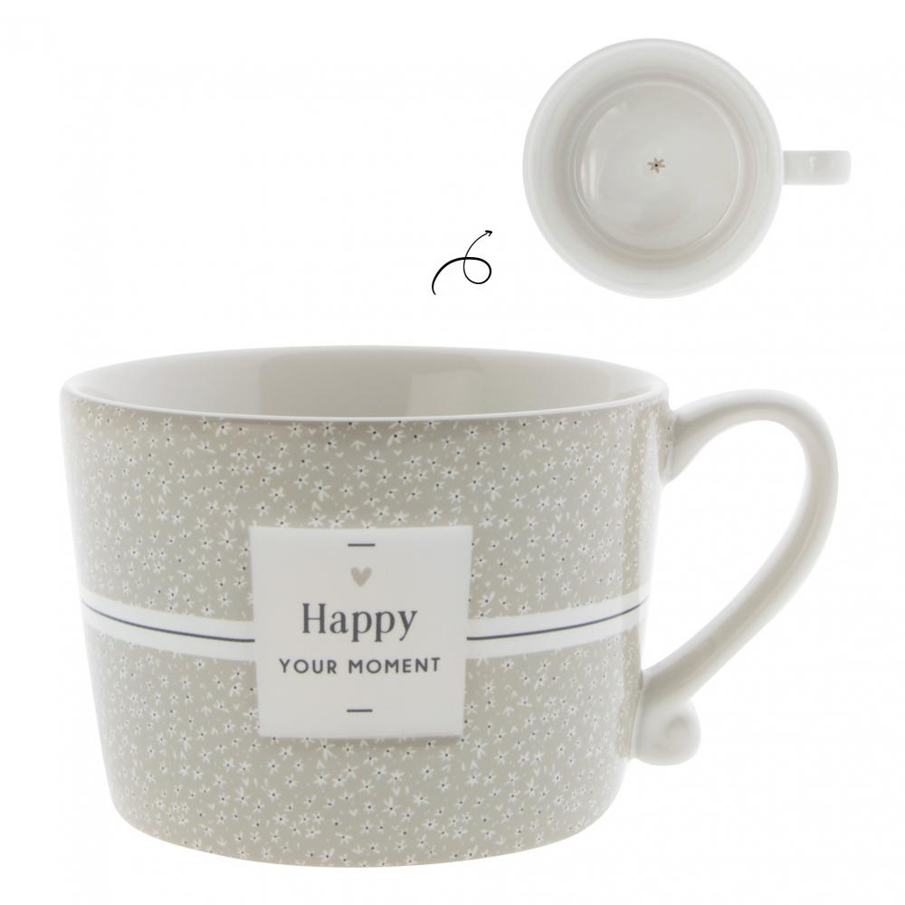 Cup White /Happy your moment 10x8x7cm

























