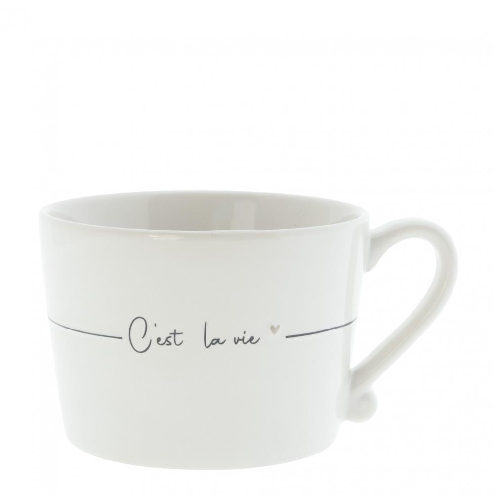 Cup White /C'est la vie 10x8x7cm



























