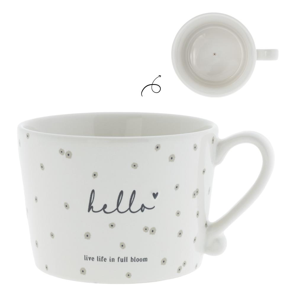 Cup White/Live life in full bloom Black 























