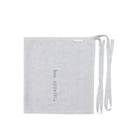 Apron Blue Bon Appetit 104x50 cm 100% linen