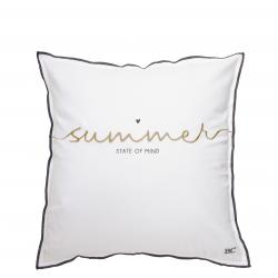 Cushion 50x50 White Chambray Summer



