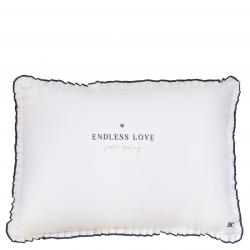 Cushion 50x70 Whitel/Pleated Endless Love









