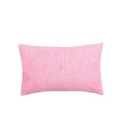 Cushion 30x50 Rose with Naturel Heart 100% linen