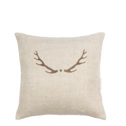 Cushion Cover 50x50 Naturel/Deer 100% Linen