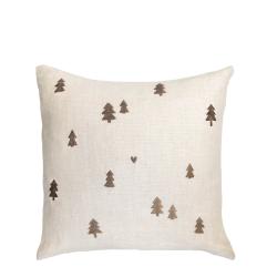 Cushion Cover 50x50 Light Naturel/Xmas Trees