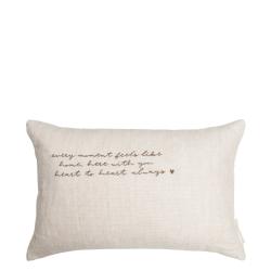 Cushion 40x60 Light Naturel/every moment always