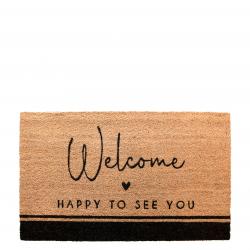 Doormat 45x75 cm Happy to see you





 



















