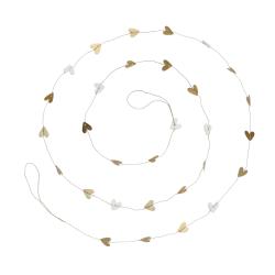 Guirlande White & Golden Hearts