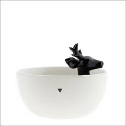 Bowl with Black Deer



























