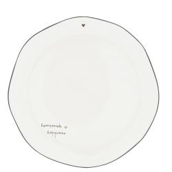 Breakfast Plate White/homemade happiness 23 cm
