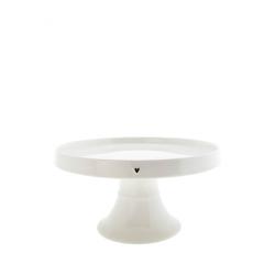 Cake stand white/Heart BL 23x12xcm













