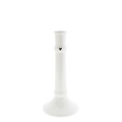 Candlestick M White with small black hea
























