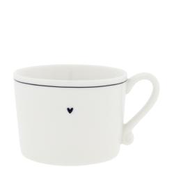 Cup White with Black Line 10x8x7 cm