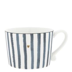 Cup White/Iris Blue Big Stripe 10x