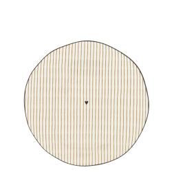 Dessert Plate Stipes Brown 19 cm