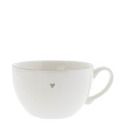 Soup Bowl White /edge Grey Sm 13 cm


























