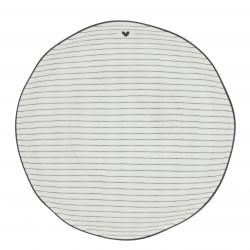 Plates & CoSoup Plate Stripes /edge Black 21x5cm