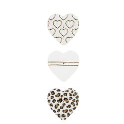 Spoon Holder Hearts BC 13x13 cm Ass (3x6)