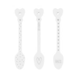 Spoon Ass hearts/dots/love it 14cm /set 3 ks/cena za ks