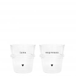 Espresso Glass (2x12) Espresso & Love
















