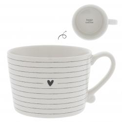 Cup White / Stripes & Heart in Black 10



 




















