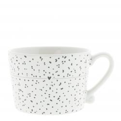 Cup White/Little Dots 10x8x7cm





























