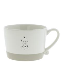 Cup White/Full of love 10x8x7cm























