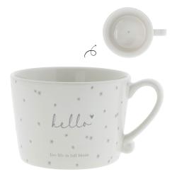Cup White/Live life in full bloom Grey 























