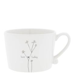 Cup White/ Love Today 10x8x7cm

























