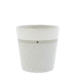 Cup White / Double Dots 9x9x7.5cm

























