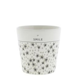 Cup White/Smile 9x9x7.5cm



























