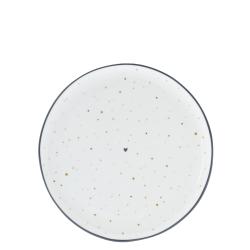 Dessert Plate 19cm White/Little Dots in Caramel


















