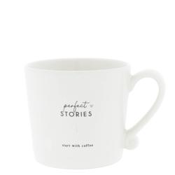 Mug White/perfect stories 8x7cm