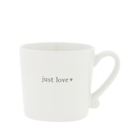 Mug White/Just Love 8x7cm