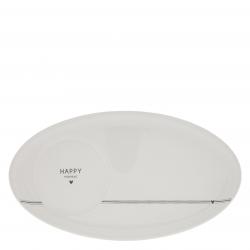 Oval Plate White /Happy Moment Black


























