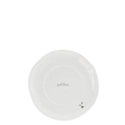 Plate Cup sm 13cm White/Just love
























