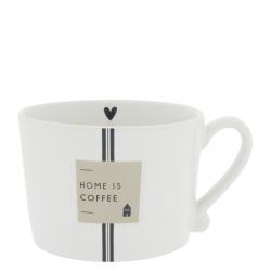 Cup White/Home is Coffee 10x8x7cm




















