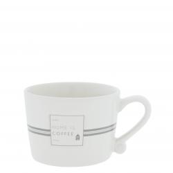 Cup White sm / Home is Coffee Grey 8.5x7x6cm






















