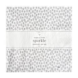 Napkin White/Tree Sparkle 20 pcs16,5x16,5cm





















