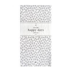Napkin White/Tree Happy Days 16 pcs 10x20cm





















