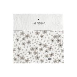 Napkin White/Happiness Everyday 20 pcs 12,5x12,5cm









